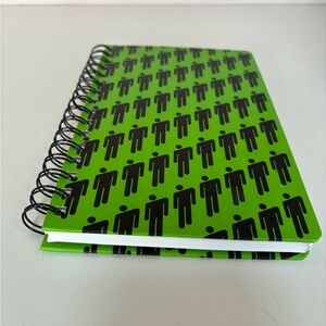 Plato Billie Eilish Green Spiral Notebook Journal
